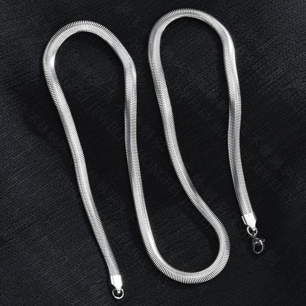 simple 6mm blade snake chain choker necklaces stainless steel link for woman girl fashion punk jewelry chokers, Golden;silver
simple 6mm blade snake chain choker necklaces stainless steel link for woman girl fashion punk jewelry chokers, Golden;silver