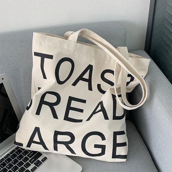 evening bags "toast bread large" letter women canvas shoulder shopper bag large korean cotton cloth ladies handbag eco reusable sh
evening bags "toast bread large" letter women canvas shoulder shopper bag large korean cotton cloth ladies handbag eco reusable sh