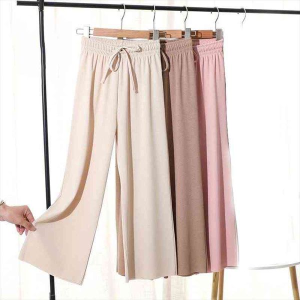 ice silks wide leg women capris loose fitting high waist straight casual fashion korean solid color trousers summer, Black;white
ice silks wide leg women capris loose fitting high waist straight casual fashion korean solid color trousers summer, Black;white