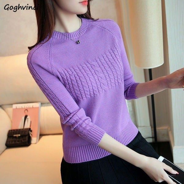 women's sweaters women winter solid pullovers autumn o-neck slim simple korean-style elegant trendy womens 8 colors ulzzang casual chic, White;black
women's sweaters women winter solid pullovers autumn o-neck slim simple korean-style elegant trendy womens 8 colors ulzzang casual chic, White;black