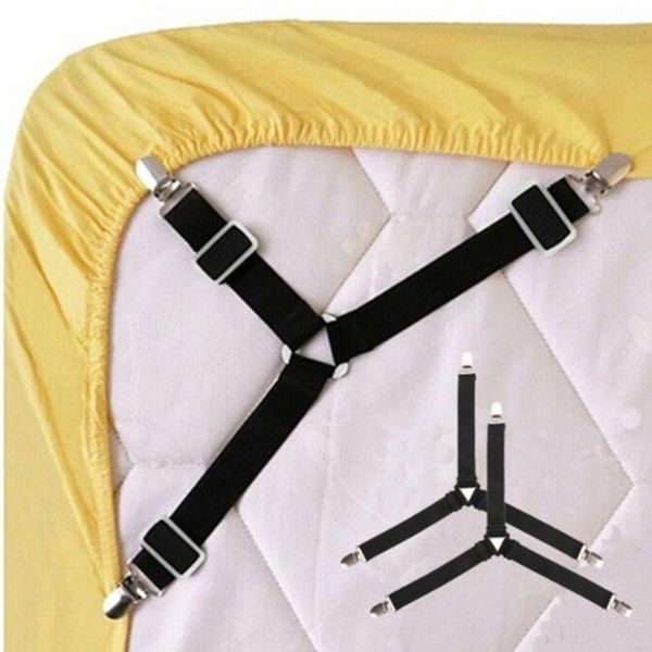 sheets & sets 4pcs/set bed sheet clip grippers suspender cord hook loop clasps adjustable elastic mattress cover clips
sheets & sets 4pcs/set bed sheet clip grippers suspender cord hook loop clasps adjustable elastic mattress cover clips