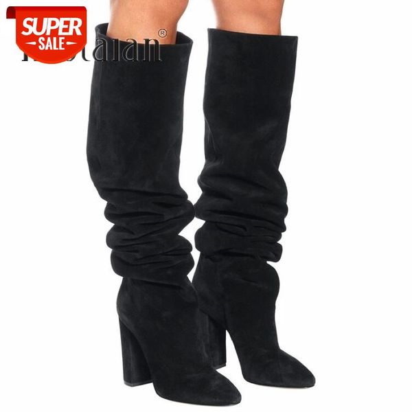 brand fashion faux suede women over the knee boots pointed toe boots women long chunky block high heel winter shoes woman #n42t, Black
brand fashion faux suede women over the knee boots pointed toe boots women long chunky block high heel winter shoes woman #n42t, Black