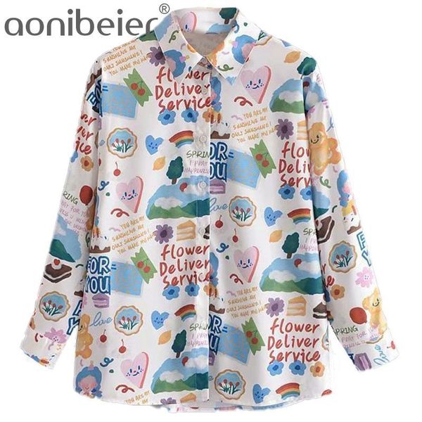 women's blouses & shirts aonibeier fashion printed summer women loose drop shoulder turn down collar casual female long beach, White
women's blouses & shirts aonibeier fashion printed summer women loose drop shoulder turn down collar casual female long beach, White