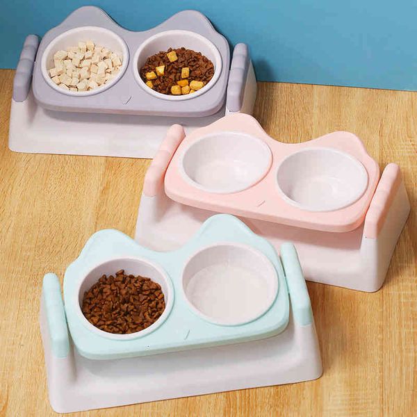 cat bowl with raised stand non-slip dual-use double bowls for dog cat eating feeder drinking dispenser pets feeding supplies
cat bowl with raised stand non-slip dual-use double bowls for dog cat eating feeder drinking dispenser pets feeding supplies