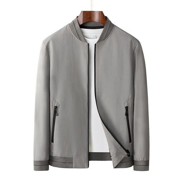 men's jackets 2021 aautum solid color middle-aged jacket casual coats men business social outerwear windbreaker clothing, Black;brown
men's jackets 2021 aautum solid color middle-aged jacket casual coats men business social outerwear windbreaker clothing, Black;brown