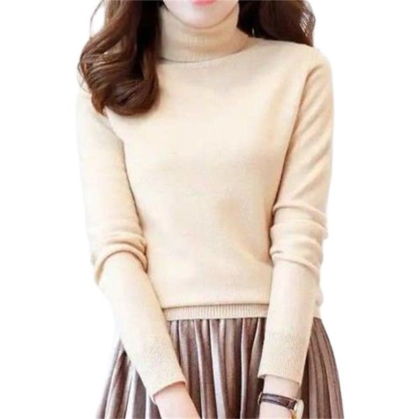women's sweaters turtleneck women winter cotton long sleeve knit pull femme pullover womens jumpers 2021 spring, White;black
women's sweaters turtleneck women winter cotton long sleeve knit pull femme pullover womens jumpers 2021 spring, White;black