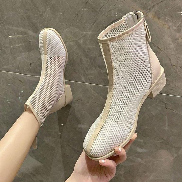 boots ankle women summer 2021 breathable cool thick heels hollow middle heel sandals short shoes sandal, Black
boots ankle women summer 2021 breathable cool thick heels hollow middle heel sandals short shoes sandal, Black