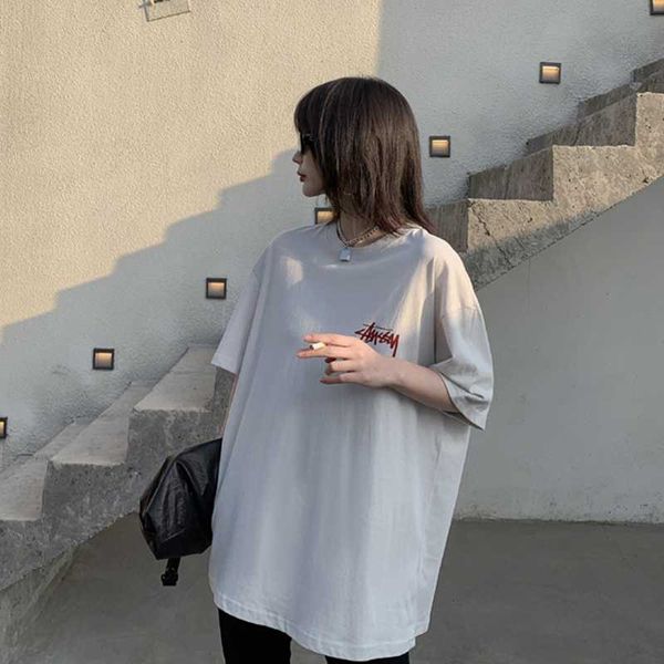 women's t-shirt 2021 summer short-sleeved elegant korean style loose all-match fashion, White
women's t-shirt 2021 summer short-sleeved elegant korean style loose all-match fashion, White