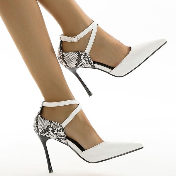 sandals fashion shoes high heels women pumps snake pattern thin lady pointed toe party female all seasons 94ts, Black
sandals fashion shoes high heels women pumps snake pattern thin lady pointed toe party female all seasons 94ts, Black