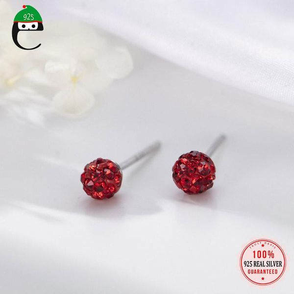 elfoplatasi 925 sterling silver fashion romantic red ball cz charm stud earrings for women wedding birthday fine jewelry dd265, Golden;silver
elfoplatasi 925 sterling silver fashion romantic red ball cz charm stud earrings for women wedding birthday fine jewelry dd265, Golden;silver