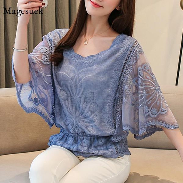 women's blouses & shirts butterfly flower half sleeve shirt women fashion chiffon blouse 2021 summer full cotton edge lace o neck loose, White
women's blouses & shirts butterfly flower half sleeve shirt women fashion chiffon blouse 2021 summer full cotton edge lace o neck loose, White