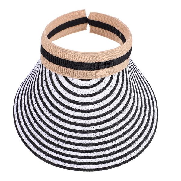 braid sun visor hat outdoor cap wide brim summer uv protection beach cycling caps & masks, Black
braid sun visor hat outdoor cap wide brim summer uv protection beach cycling caps & masks, Black