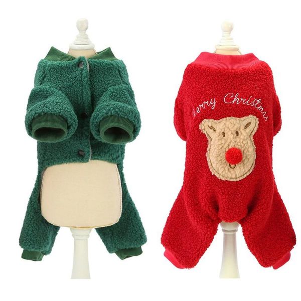 dog apparel fashion pet warm clothes for winter christmas style cute deer pattern coat soft durable
dog apparel fashion pet warm clothes for winter christmas style cute deer pattern coat soft durable