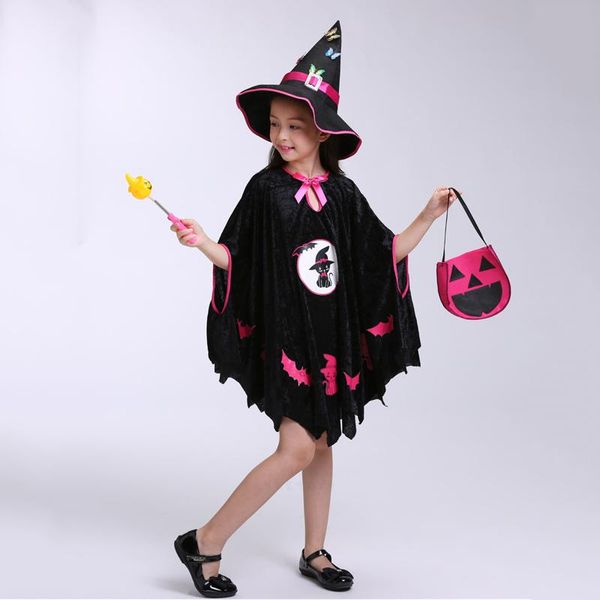 clothing sets children girls halloween party costume cosplay cloak+hat+stick+bag 4pc outfits toddler baby novelty kids holiday suit prop, White
clothing sets children girls halloween party costume cosplay cloak+hat+stick+bag 4pc outfits toddler baby novelty kids holiday suit prop, White
