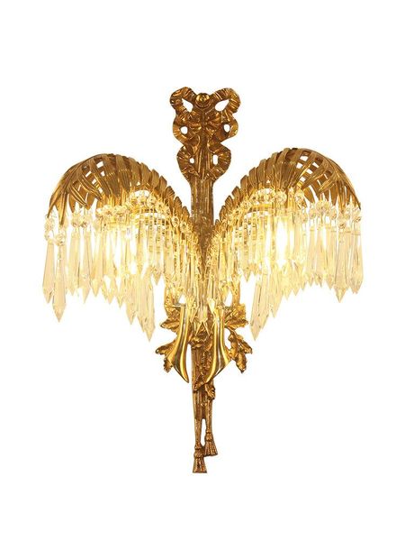 european style copper crystal wall lamp french living room background luxury bedroom bedside aisle light
european style copper crystal wall lamp french living room background luxury bedroom bedside aisle light