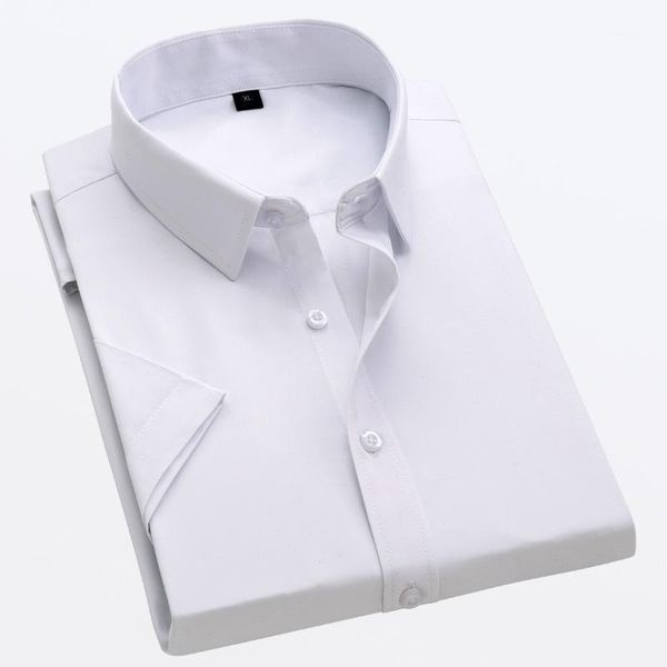 men's dress shirts summer white business shirt short sleeve professional half korean no iron formal work, White;black
men's dress shirts summer white business shirt short sleeve professional half korean no iron formal work, White;black