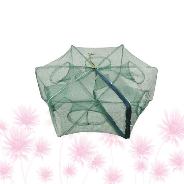 fishing accessories foldable bait cast mesh trap net portable landing shrimp cage for fish lobster prawn minnow crayfish crab (green, 6
fishing accessories foldable bait cast mesh trap net portable landing shrimp cage for fish lobster prawn minnow crayfish crab (green, 6