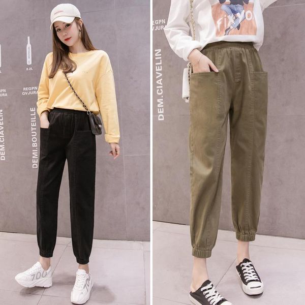 women's pants & capris 2021 korean version of loose casual trousers, harem pants, thin all-match sports, Black;white
women's pants & capris 2021 korean version of loose casual trousers, harem pants, thin all-match sports, Black;white
