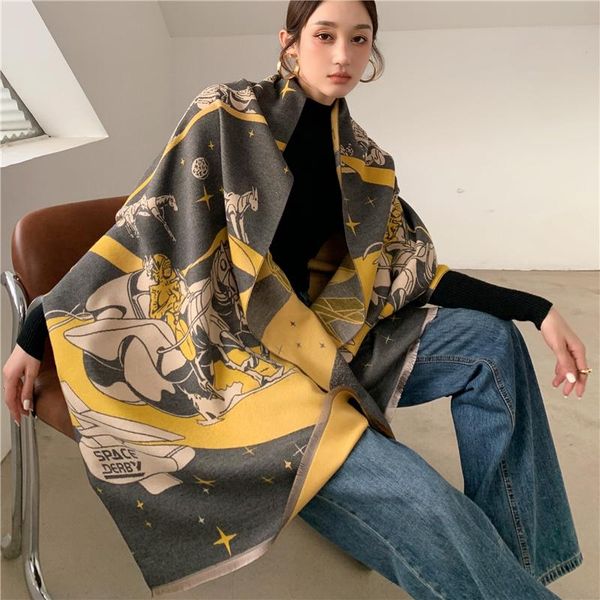 scarves design thick winter cashmere scarf shawl women print luxury pashmina warm blanket bufanda neckerchief 180*65cm stoles 2021, Blue;gray
scarves design thick winter cashmere scarf shawl women print luxury pashmina warm blanket bufanda neckerchief 180*65cm stoles 2021, Blue;gray