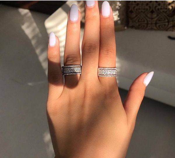 cluster rings luxury full drill white zircon engagement ring silver plated wedding for women fashion jewelry, Golden;silver
cluster rings luxury full drill white zircon engagement ring silver plated wedding for women fashion jewelry, Golden;silver