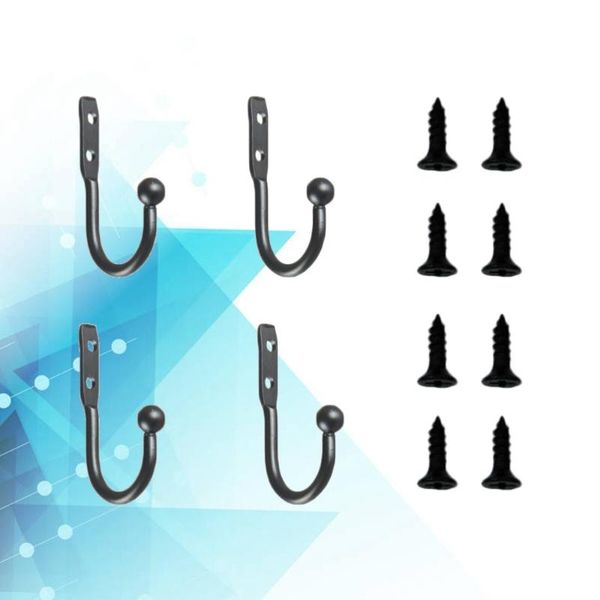hooks & rails 12pcs mini hook single small size wall decorative door hanger metal alloy hangers black hooks(4 and 8 screws)
hooks & rails 12pcs mini hook single small size wall decorative door hanger metal alloy hangers black hooks(4 and 8 screws)