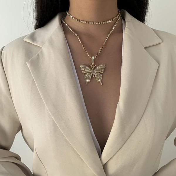 chains butterfly necklace for women jewelry choker layered collares chain streetwear bijoux femme pendant bohemian accessories, Silver
chains butterfly necklace for women jewelry choker layered collares chain streetwear bijoux femme pendant bohemian accessories, Silver