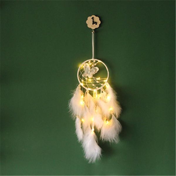 decorative objects & figurines white butterfly dream catcher wind chime hanging ornament kid girls bedroom led light pendant
decorative objects & figurines white butterfly dream catcher wind chime hanging ornament kid girls bedroom led light pendant