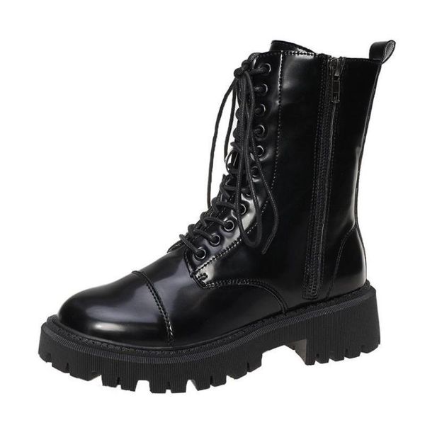 boots leather winter motocycle 2021 warm ankle for women black high female shoes goth punk
boots leather winter motocycle 2021 warm ankle for women black high female shoes goth punk