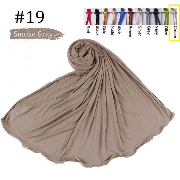 cotton stretchy plain jersey hijab scarf with colored lines nertherlands arab muslim women shawls, Blue;gray
cotton stretchy plain jersey hijab scarf with colored lines nertherlands arab muslim women shawls, Blue;gray