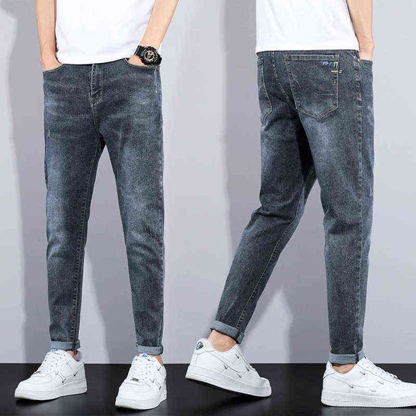 men's jeans 2021 trendy jeans summer spring and autumn korean loose small foot casual pants men's, Blue
men's jeans 2021 trendy jeans summer spring and autumn korean loose small foot casual pants men's, Blue