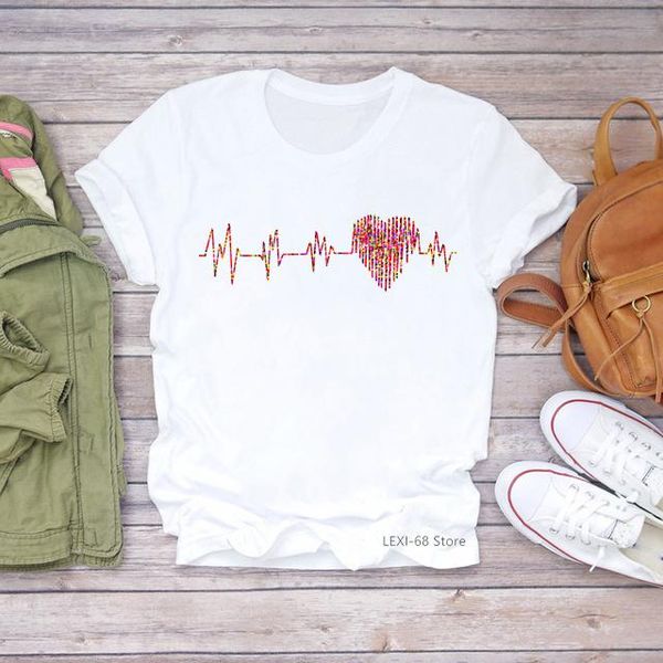 women's t-shirt rainbow love ecg print tshirts women vogue t shirt femme watercolor female casual short sleeve tumblr clothes, White
women's t-shirt rainbow love ecg print tshirts women vogue t shirt femme watercolor female casual short sleeve tumblr clothes, White