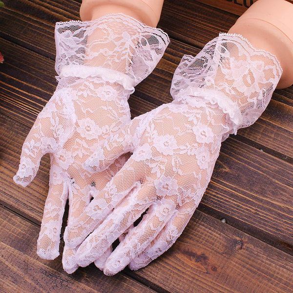 five fingers gloves elegant style sun protection lace hand hollow-out short full finger sunscreen black mittens bridal wedding accessories, Blue;gray
five fingers gloves elegant style sun protection lace hand hollow-out short full finger sunscreen black mittens bridal wedding accessories, Blue;gray