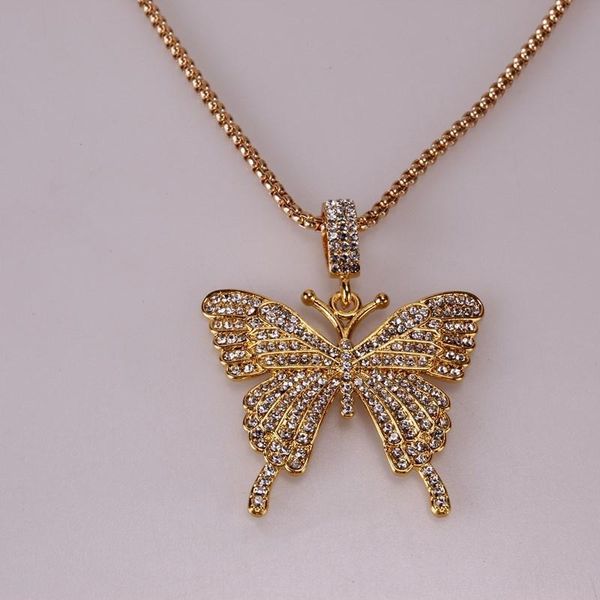 pendant necklaces korean temperament hip-hop titanium steel necklace female fashion exaggerated big butterfly ins wind, Silver
pendant necklaces korean temperament hip-hop titanium steel necklace female fashion exaggerated big butterfly ins wind, Silver