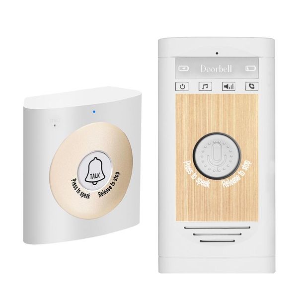 doorbells wireless voice intercom doorbell 2-way talk monitor unit smart home security door bell
doorbells wireless voice intercom doorbell 2-way talk monitor unit smart home security door bell