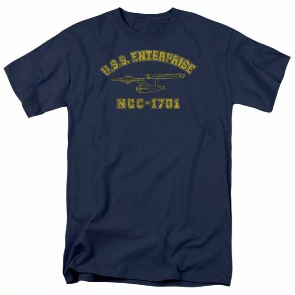 star trek enterprise athletic t shirt licensed sci-fi tv classic tee navy blue, White;black
star trek enterprise athletic t shirt licensed sci-fi tv classic tee navy blue, White;black