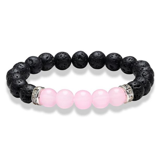 beaded, strands rose quartz lava yoga bracelet healing crystals wrist mala beads chakra jewelry natural stone womens yoga bracelet, Black
beaded, strands rose quartz lava yoga bracelet healing crystals wrist mala beads chakra jewelry natural stone womens yoga bracelet, Black
