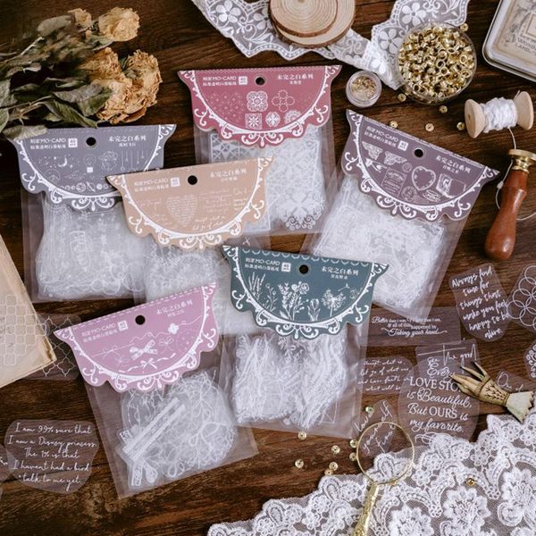styles creative transparent white ink scrapbooking hand account decorative pet source material sticker pack gift wrap
styles creative transparent white ink scrapbooking hand account decorative pet source material sticker pack gift wrap