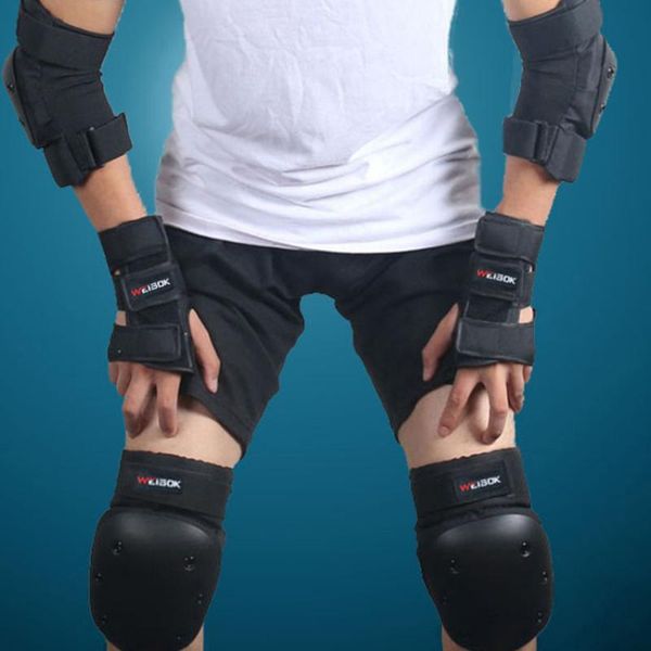 elbow & knee pads 6pcs/set eva poron sports protective gear skating helmet pad wrist hand protector for kids cycling roller, Black;gray
elbow & knee pads 6pcs/set eva poron sports protective gear skating helmet pad wrist hand protector for kids cycling roller, Black;gray