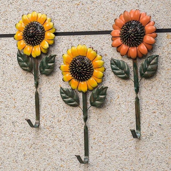 hooks & rails sunflower pattern iron retro kitchen wall hanging bedroom clothes storage rack home organization
hooks & rails sunflower pattern iron retro kitchen wall hanging bedroom clothes storage rack home organization