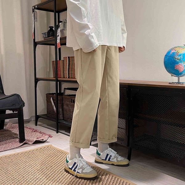 men's pants korean style fashion trend slim fit casual khaki/black/apricot color straight high-quality trousers m-5xl ch5f
men's pants korean style fashion trend slim fit casual khaki/black/apricot color straight high-quality trousers m-5xl ch5f