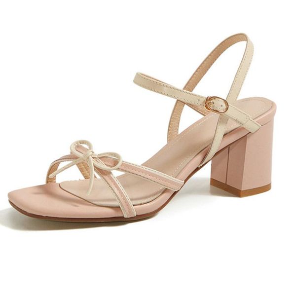 women bowties wedding party shoes woman genuine leather sandals 2021 summer high heels ladies pumps, Black
women bowties wedding party shoes woman genuine leather sandals 2021 summer high heels ladies pumps, Black