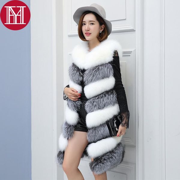 women's fur & faux good quality fashion brand sleeveless coat women winter luxurious long style real vest 100% natural gilet, Black
women's fur & faux good quality fashion brand sleeveless coat women winter luxurious long style real vest 100% natural gilet, Black
