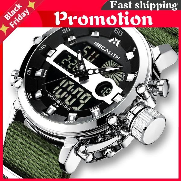 wristwatches relogio masculino sport waterproof watches men luminous dual display alarm quartz watch wholesale 8051, Slivery;brown
wristwatches relogio masculino sport waterproof watches men luminous dual display alarm quartz watch wholesale 8051, Slivery;brown