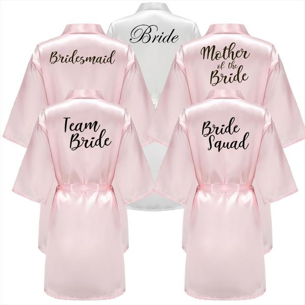 pink wedding team bride squad women sleepwear maid of honor robe bridal party satin dressing gowns for black letter writing, Black;red
pink wedding team bride squad women sleepwear maid of honor robe bridal party satin dressing gowns for black letter writing, Black;red