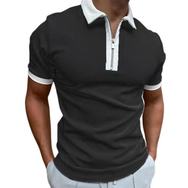 men's casual shirts shirt short sleeve turn-down collar skin-friendly solid color fit contrast colors men for daily wear 2021, White;black
men's casual shirts shirt short sleeve turn-down collar skin-friendly solid color fit contrast colors men for daily wear 2021, White;black