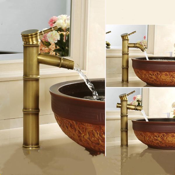 retro copper bamboo faucet above counter basin antique and cold water tap bathroom washbasin shower set sink faucets
retro copper bamboo faucet above counter basin antique and cold water tap bathroom washbasin shower set sink faucets