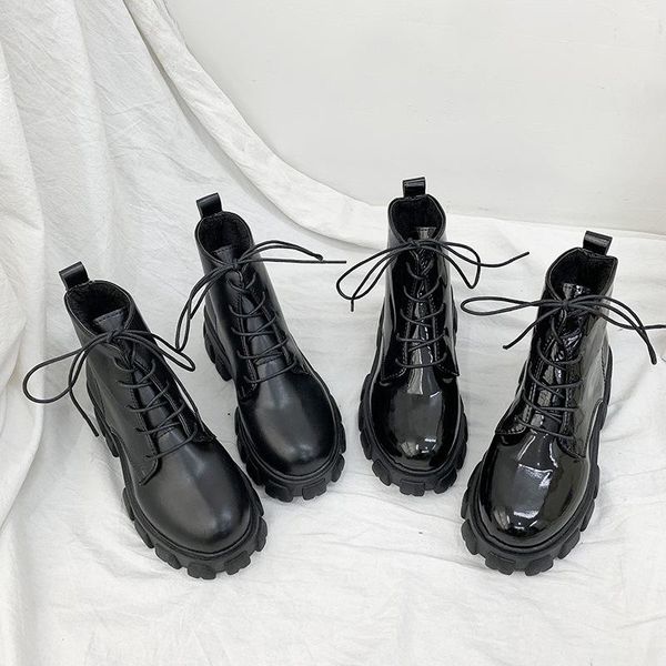 boots winter platform women 2021 lace-up round toe waterproof booties non-slip short fashion woman combat, Black
boots winter platform women 2021 lace-up round toe waterproof booties non-slip short fashion woman combat, Black