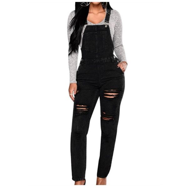 women's jeans autumn stylish casual loose c vintage women denim overalls scratched washed ripped hole girl full lengt pants female jump, Blue
women's jeans autumn stylish casual loose c vintage women denim overalls scratched washed ripped hole girl full lengt pants female jump, Blue
