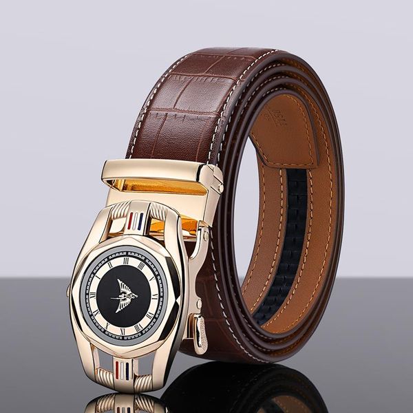 men belt male genuine leather strap belts for automatic buckle black cummerbunds 19525-27p, Black;brown
men belt male genuine leather strap belts for automatic buckle black cummerbunds 19525-27p, Black;brown