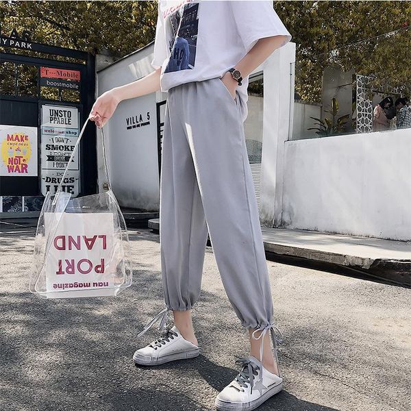 women's pants & capris summer chiffon for women casual elastic high waist loose ladies solid color harem plus size trouser, Black;white
women's pants & capris summer chiffon for women casual elastic high waist loose ladies solid color harem plus size trouser, Black;white